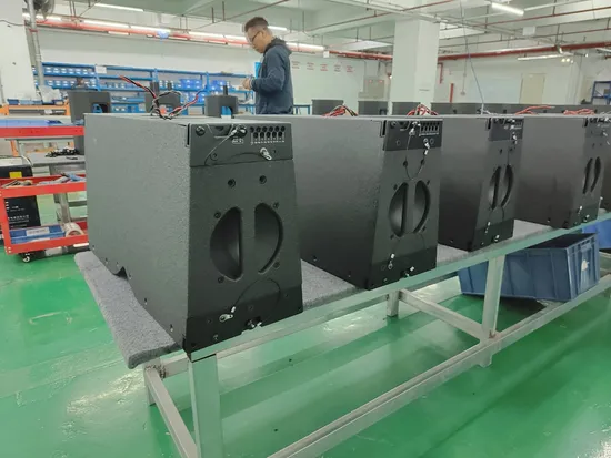 15-дюймовый низкочастотный динамик PA-системы, профессиональный пассивный линейный массив, комплект из двух 15-дюймовых активных динамиков